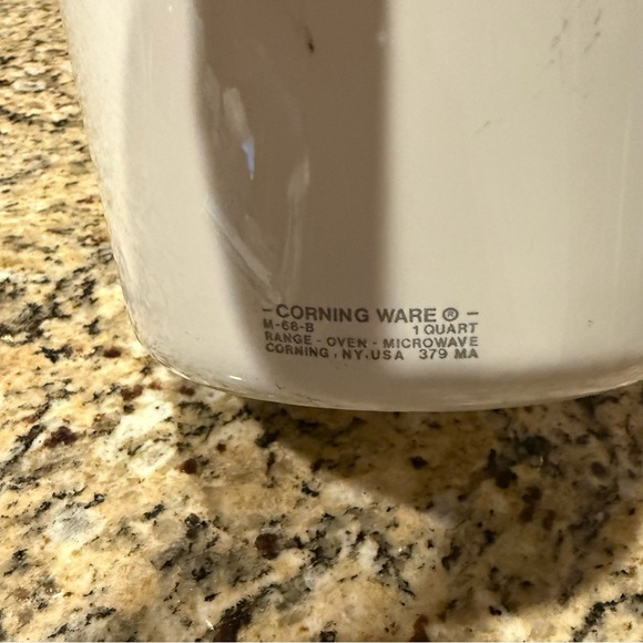 Corningware Classic White Quart Measuring Dish Vintage - Picture 3 of 8